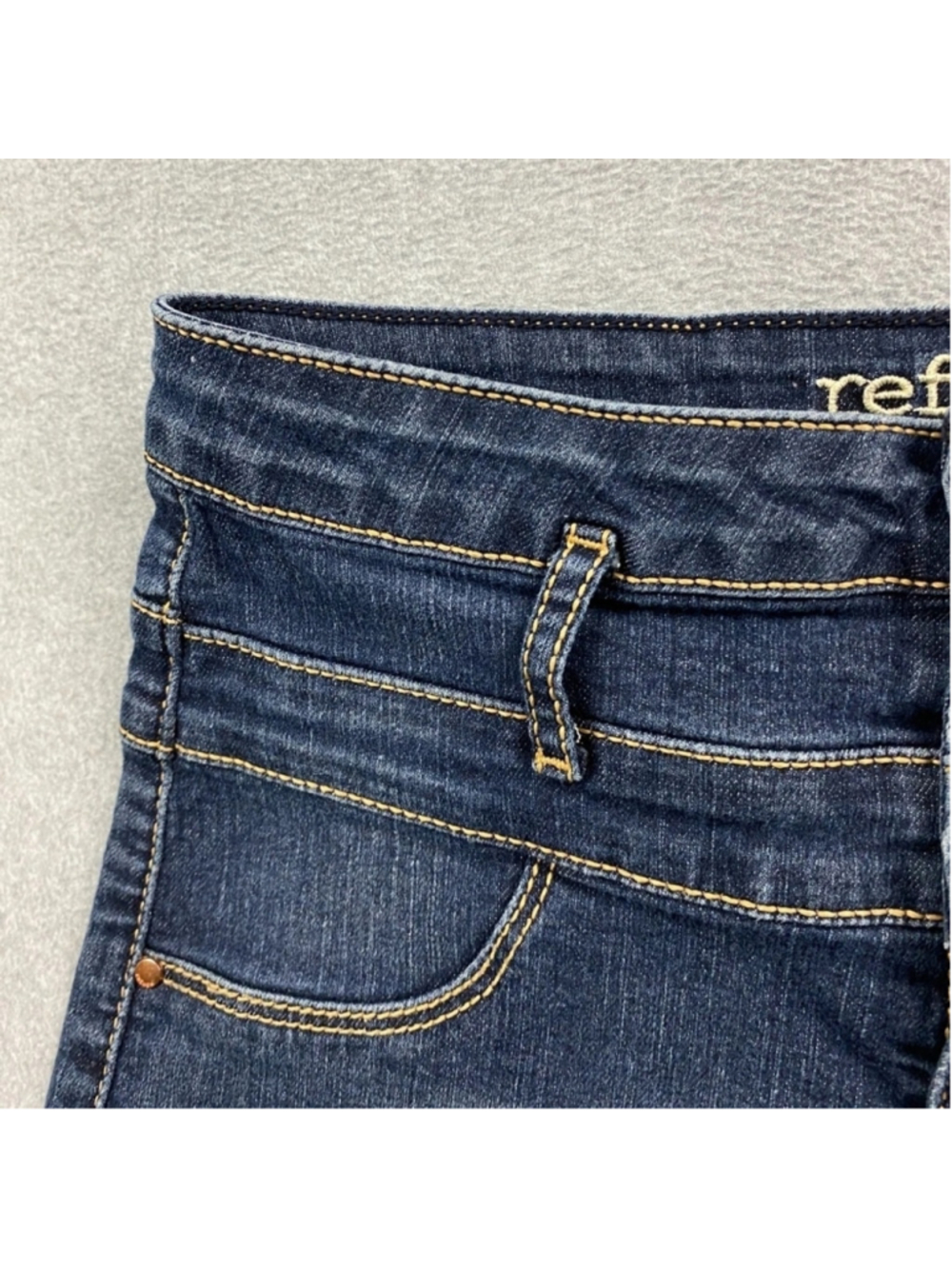 Refuge Women's Denim Blue Shorts - Picture 4 of 15